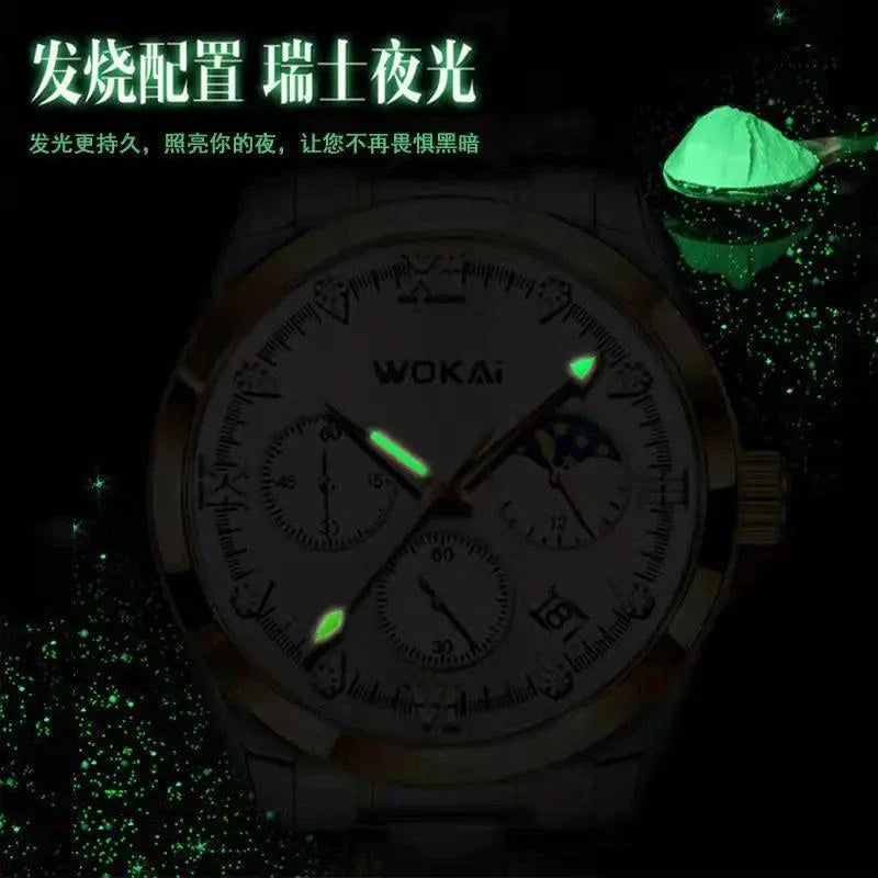 Luminous Quartz Watch: Stylish & Waterproof for Men! ⌚✨Discover the perfect blend of style and functionality with the high-quality men's fashion casual luminous belt watch. This classic quartz watch features a luminous dShop All I WantShop All I WantLuminous Quartz