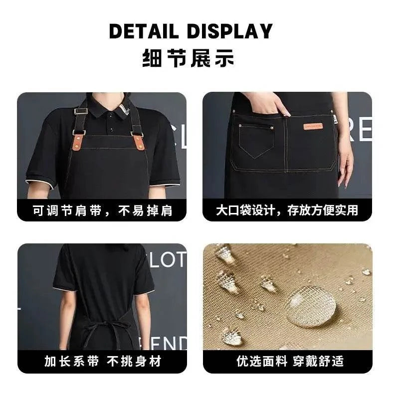 Waterproof Canvas Aprons: Stylish & Functional for Everyone! π©βπ³π¨β?pgrade your work attire with our waterproof canvas neck hanging aprons, designed for both men and women. Perfect for restaurant kitchens, baking, cleaning, barberinShop All I WantShop All I WantWaterproof Canvas
