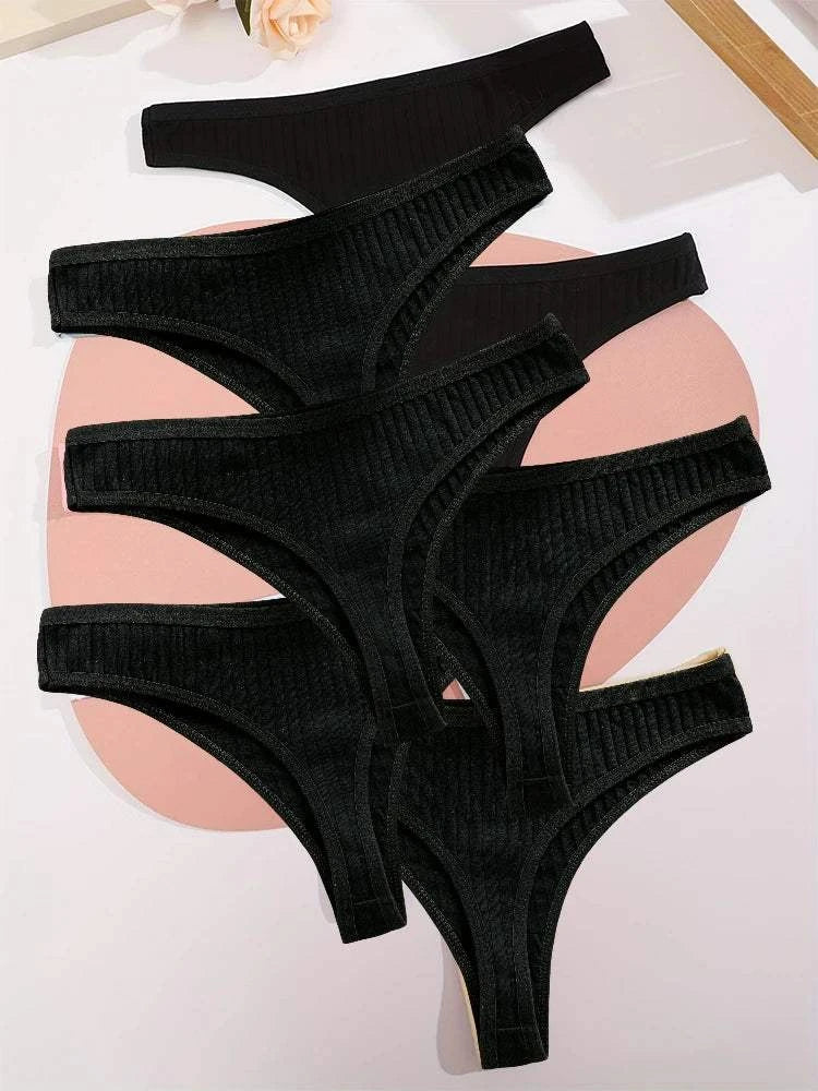 G-String Cotton Panties SetEnjoy comfort and style with this G-string cotton panties set. Designed for a sleek fit with breathable cotton for everyday wear. 🌸👙SHOP ALL I WANTShop All I WantG-String Cotton Panties Set