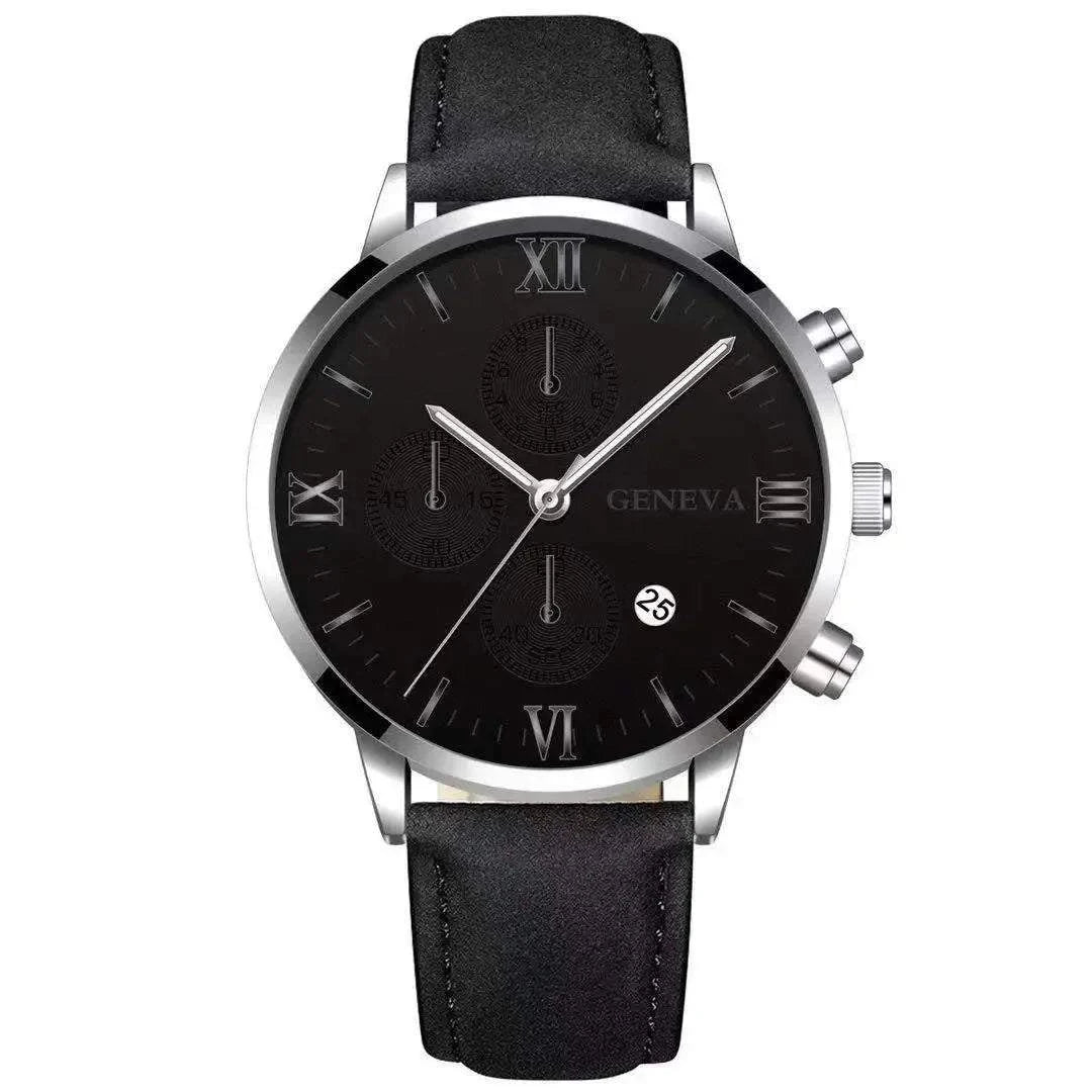 Men’s Black Quartz Watch | Fashion Round Roman Dial Sports Watch ⌚Stay stylish and punctual with this men’s black quartz watch featuring a classic round Roman dial. Designed for sports enthusiasts, this fashion-forward timepiece ofShop All I WantShop All I WantFashion Round Roman Dial Sports Watch ⌚