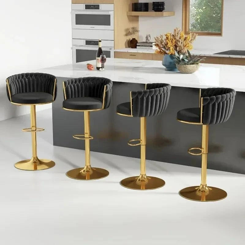 Bar Stools Set of 4, Velvet Swivel & Height Adjustable with Woven BackAdd a touch of natural elegance to your living room with this bamboo sideboard. Perfect for use as a shoe rack or a stylish storage solution, its sleek, modern desigShop All I WantShop All I Want4, Velvet Swivel & Height Adjustable