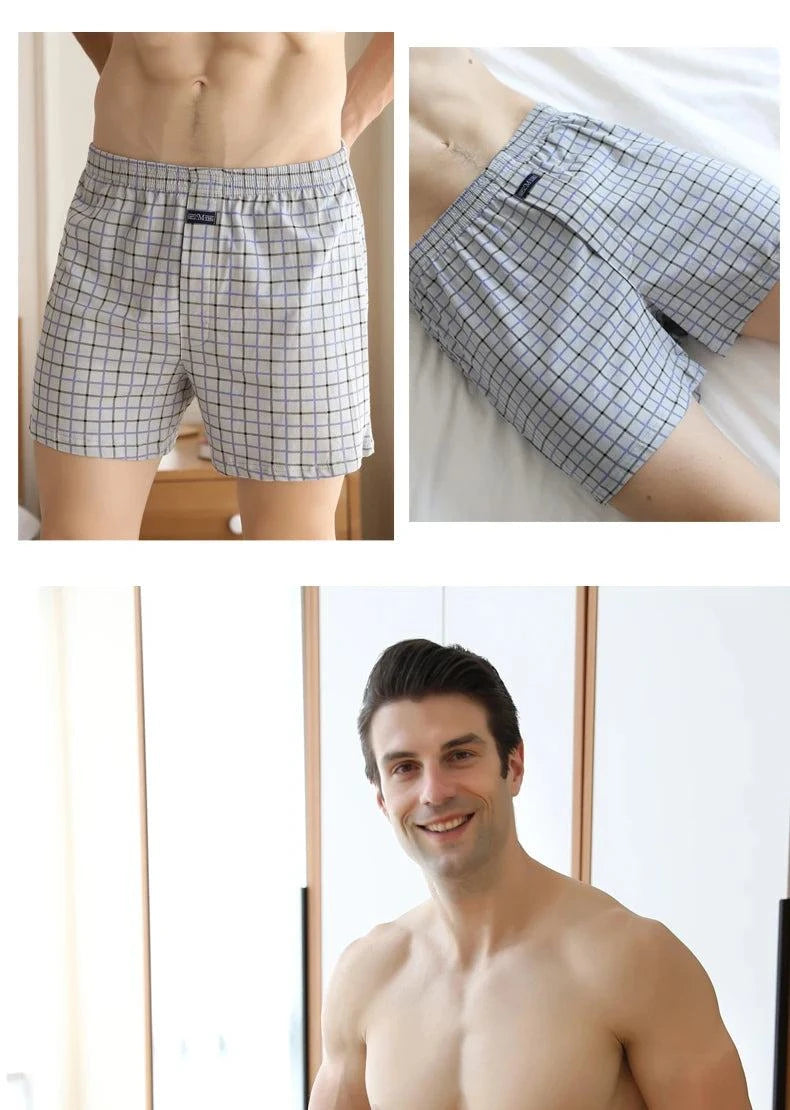 Cotten Plus Size Boxer Briefs | High-Waisted Cotton Slacks for Men 🩳Experience ultimate comfort with  cotton plus size boxer briefs. Designed for the modern man, these high-waisted cotton slacks offer a relaxed fit, perfect for loungShop All I WantShop All I WantSize Boxer Briefs