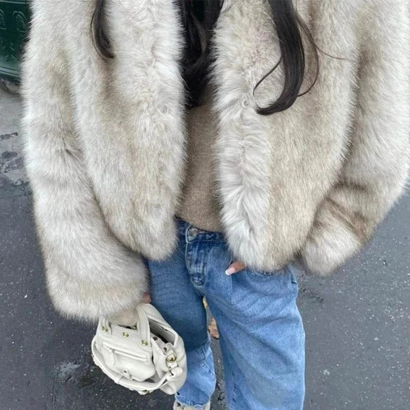 Gradient Cropped Faux Fur Coat – Iconic Street Fashion for Women, WintStep into winter with style in our Iconic Street Fashion Gradient Cropped Faux Fur Coat. This luxurious piece is designed for the cool girls who want to make a stateShop All I WantShop All I WantGradient Cropped Faux Fur Coat – Iconic Street Fashion