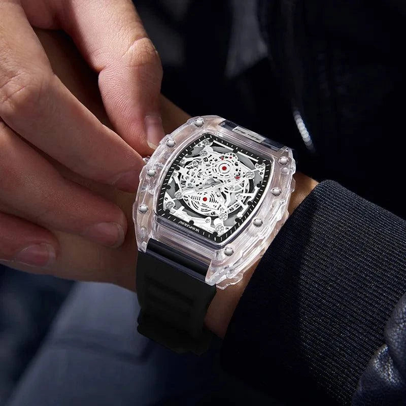 Waterproof Sports Watch: Stay Stylish and Functional with the UTHAI BKIntroducing the UTHAI BK134 Waterproof Sports Watch—the perfect blend of style and practicality. This trendy watch features a unique transparent hollow barrel designShop All I WantShop All I WantWaterproof Sports