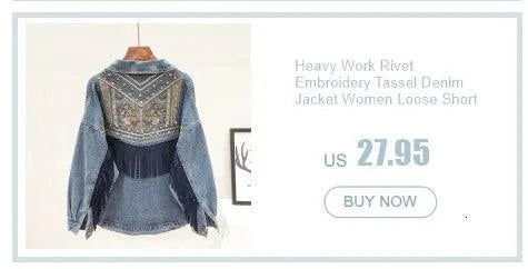 Denim Jacket for Women – Loose Short Cowboy Outerwear for Effortless CThe Jacquard Embroidery Peter Pan Collar Denim Jacket is a stylish and versatile addition to any woman's wardrobe. This loose-fitting, short cowboy outerwear featureShop All I WantShop All I WantWomen – Loose Short Cowboy Outerwear