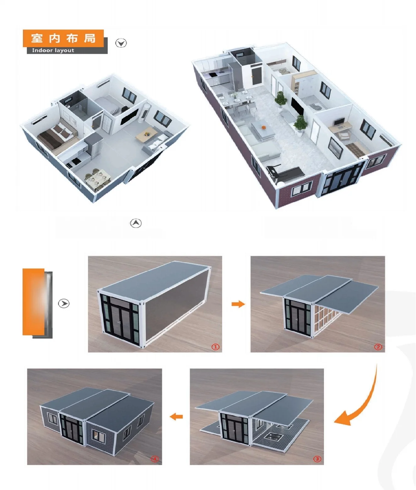 Affordable Container Homes with Kitchen & Bathroom - Ready to Live In Step into your new, affordable living space with this container home, designed for comfort and convenience. Featuring a fully functional kitchen and bathroom, this hShop All I WantShop All I WantAffordable Container