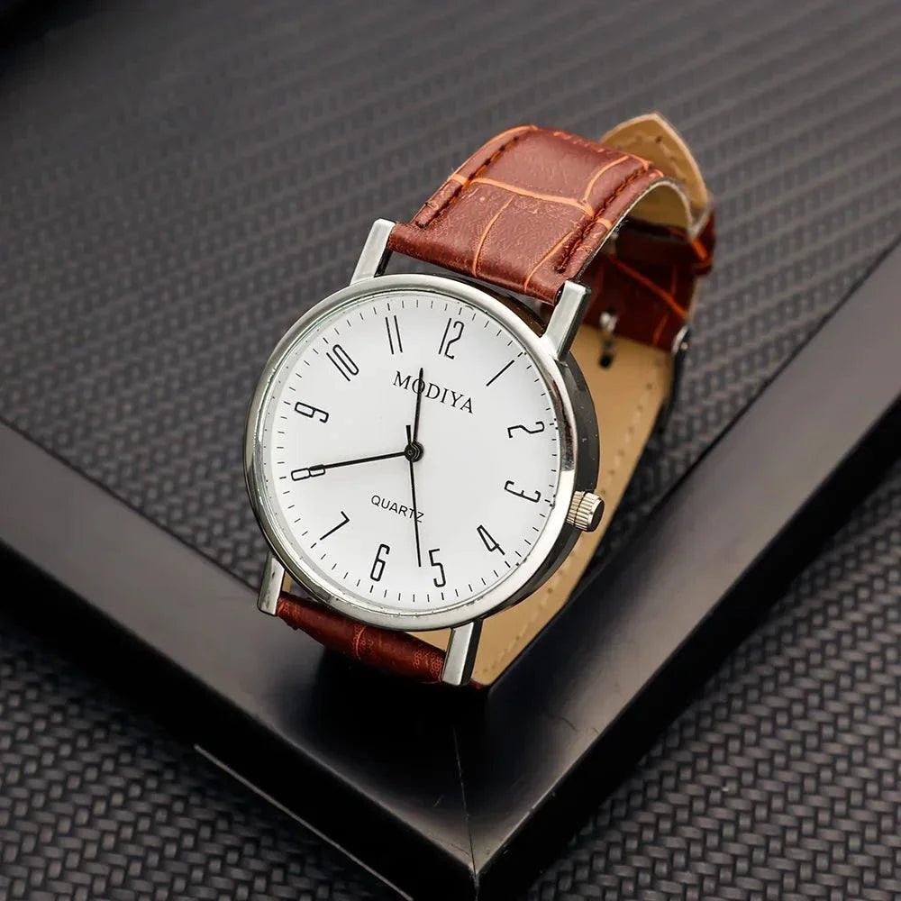 Men's Luxury Business Wrist Watch – Analog Quartz Watch with Leather SElevate your style with the Men's Luxury Business Wrist Watch, a perfect blend of sophistication and functionality. This elegant analog watch features a high-qualityShop All I WantShop All I WantLuxury Business Wrist Watch – Analog Quartz Watch