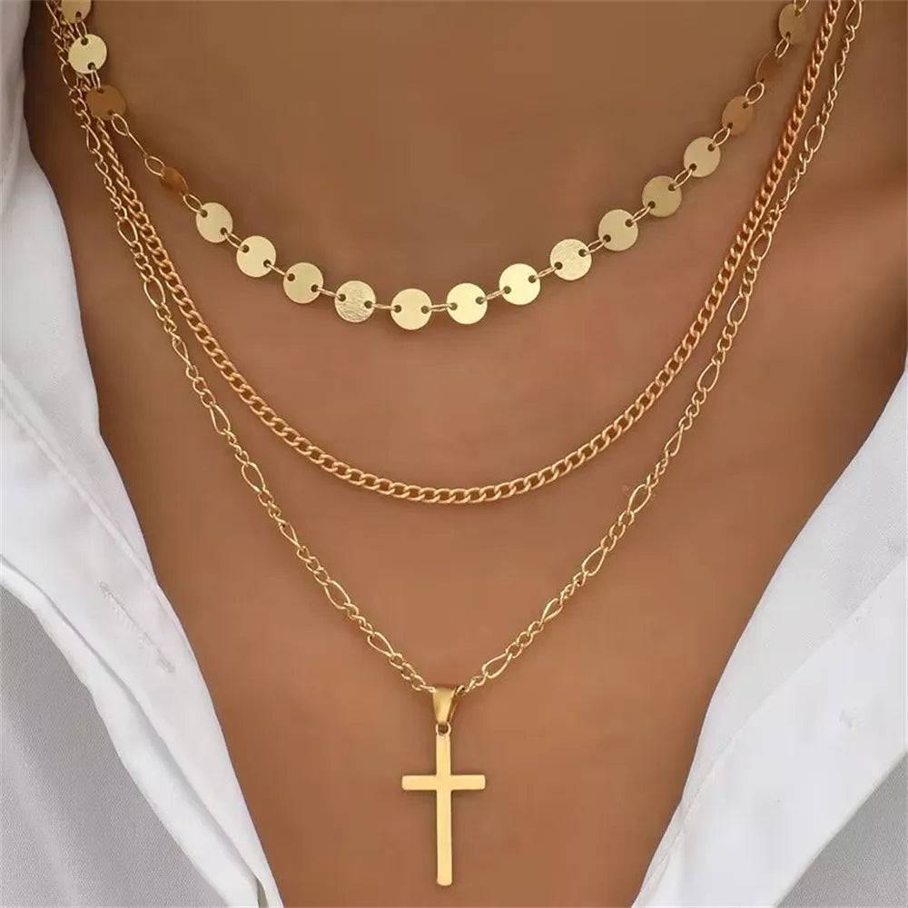 Vintage Crystal Star Moon Necklace 🌟🌙Illuminate your style with our Vintage Crystal Star Moon Necklace - a stunning and timeless accessory that captures the magic of the night sky and adds a touch of ceSHOP ALL I WANTShop All I WantVintage Crystal Star Moon Necklace