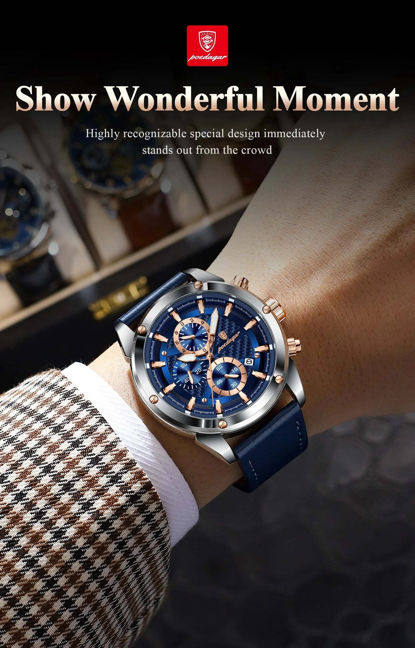 Elegant Men’s Quartz Watch – Waterproof Luminous Sports Timepiece withThe Elegant Men’s Quartz Watch offers both sophistication and functionality. Its waterproof design and luminous hands make it perfect for both daily wear and active Shop All I WantShop All I WantQuartz Watch – Waterproof Luminous Sports Timepiece