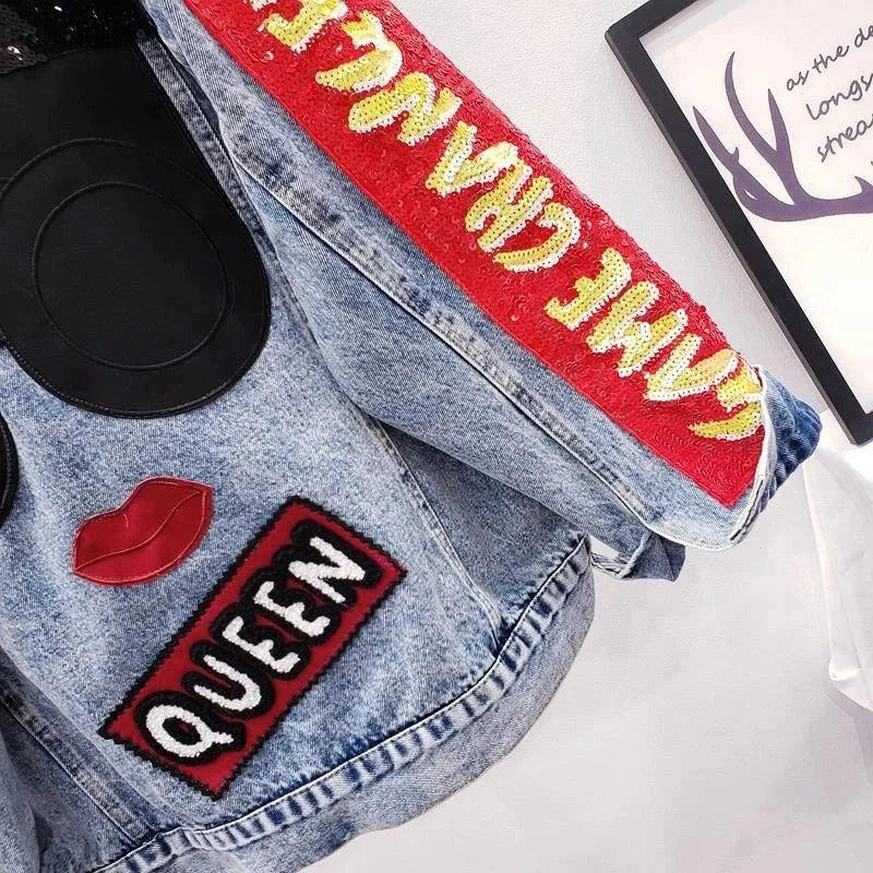 Loose Denim Jacket for Girls โ High Street Party Jeans Coat ๐๐The Loose Denim Jacket for Girls is the ultimate fashion statement for trendy young women. This high street party jeans coat is designed with a relaxed fit and adornShop All I WantShop All I WantGirls โ High Street Party Jeans Coat ๐๐