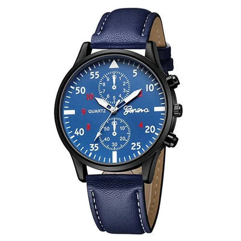 Men's Sports Watches Set | Luxury Quartz Wristwatch with Leather BraceElevate your style with this men's sports watches set, featuring a luxurious quartz wristwatch and a brown leather bracelet. This casual clock watch is perfect for bShop All I WantShop All I WantSports Watches Set