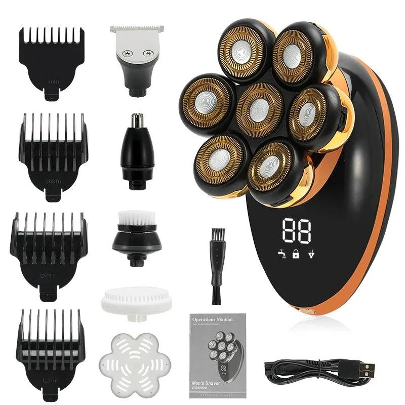 Men's 7D Floating Electric Shaver – Wet/Dry Rechargeable Razor with BaExperience the ultimate in shaving technology with the Men's 7D Floating Electric Shaver. Designed for a close and comfortable shave, this advanced electric razor feShop All I WantShop All I WantMen'