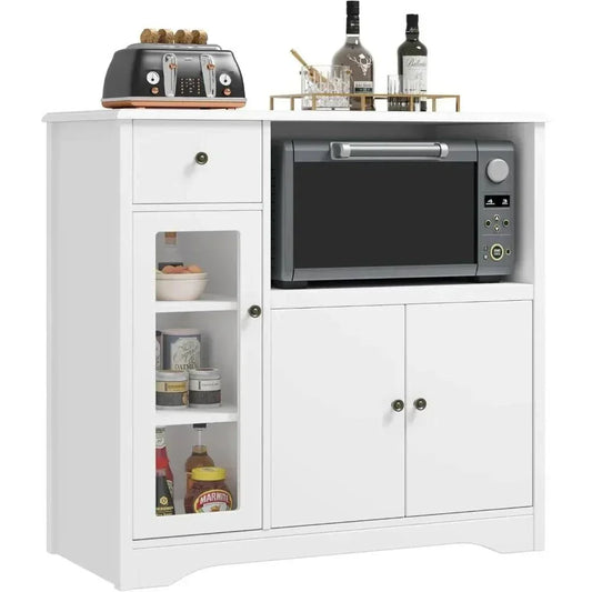 Shop All I WantBuffet Cabinet Sideboard with Doors & Drawer | Storage Cabinet with AdUpgrade your kitchen or dining room with this versatile Buffet Cabinet Sideboard. Featuring doors, a drawer, and adjustable shelves, it’s perfect for organizing yourShop All I WantShop All I WantAdjustable Shelves, Microwave Stand