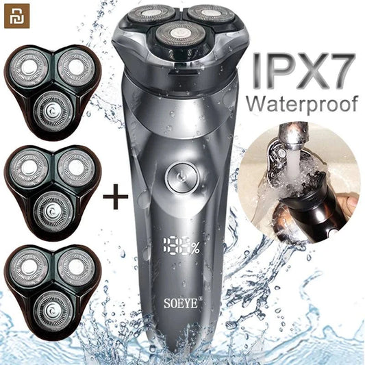 Men's Smart Electric Shaver – Waterproof Beard Trimmer for Wet & Dry UUpgrade your grooming routine with this Men's Smart Electric Shaver, designed for both wet and dry shaving. Featuring an IPX7 waterproof rating, it’s perfect for useShop All I WantShop All I WantMen's Smart