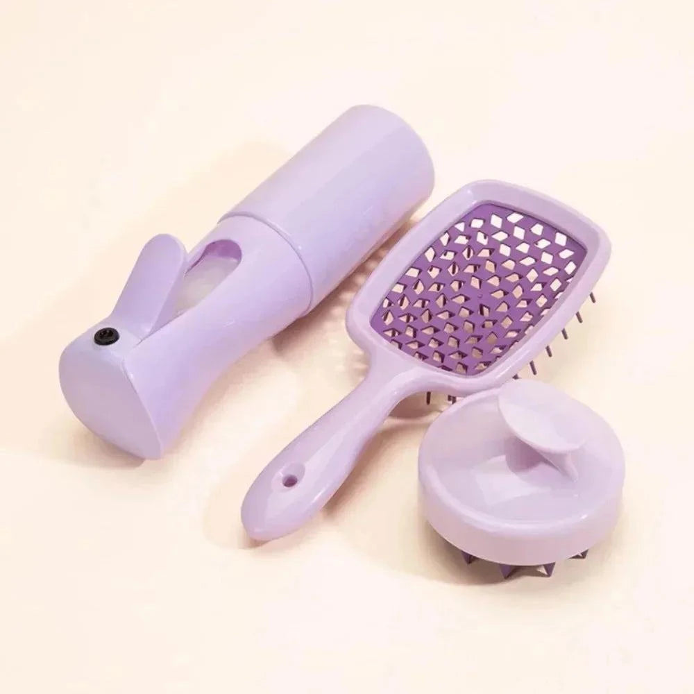 πββοΈ 4pcs Silicone Scalp Massage Comb Set β Detangling Brush, Hair DyRevamp your hair care routine with this versatile 4pcs Silicone Scalp Massage Comb Set. Designed for ultimate convenience, this set includes a detangling brush, hairShop All I WantShop All I Want4pcs Silicone Scalp Massage Comb Set