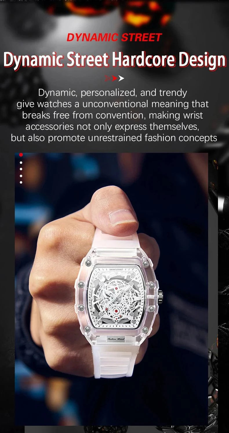 Waterproof Sports Watch: Stay Stylish and Functional with the UTHAI BKIntroducing the UTHAI BK134 Waterproof Sports Watch—the perfect blend of style and practicality. This trendy watch features a unique transparent hollow barrel designShop All I WantShop All I WantWaterproof Sports
