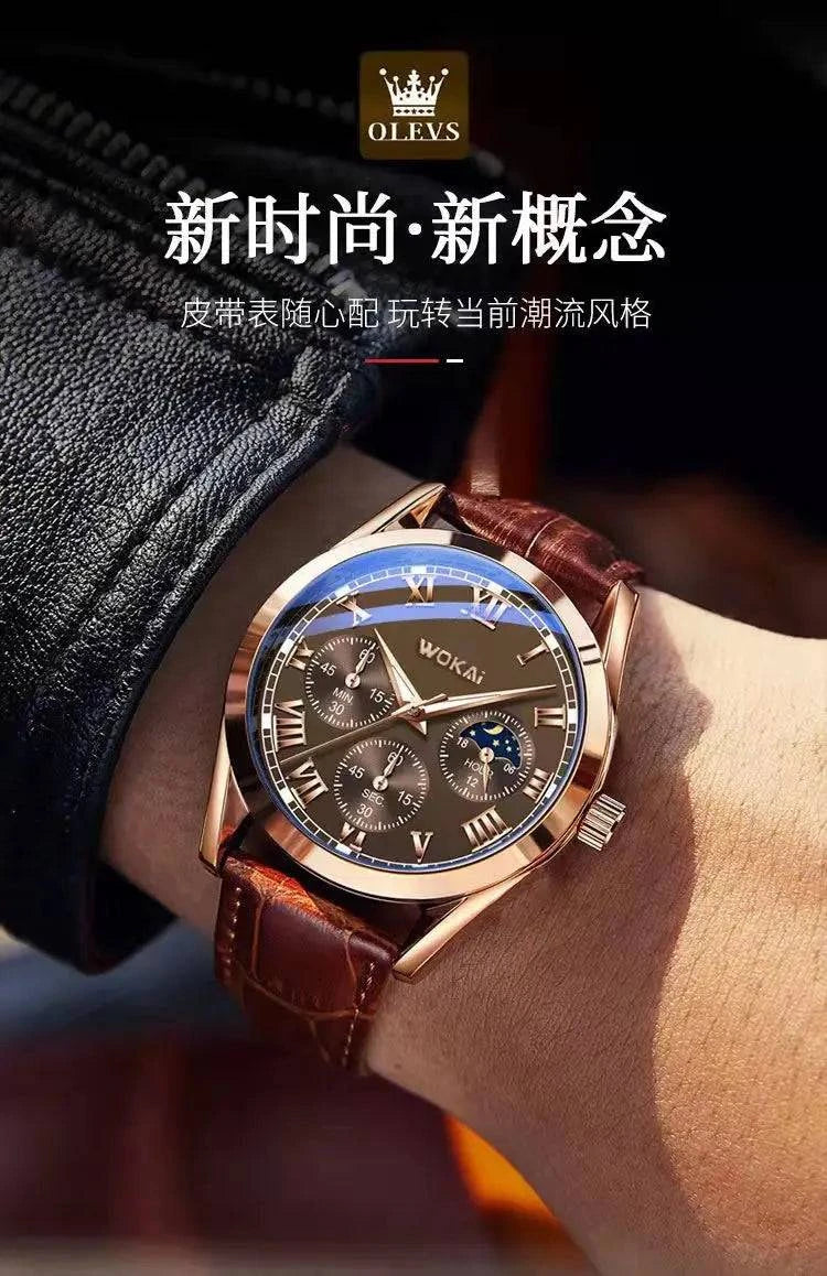 Luminous Quartz Watch: Stylish & Waterproof for Men! ⌚✨Discover the perfect blend of style and functionality with the high-quality men's fashion casual luminous belt watch. This classic quartz watch features a luminous dShop All I WantShop All I WantLuminous Quartz