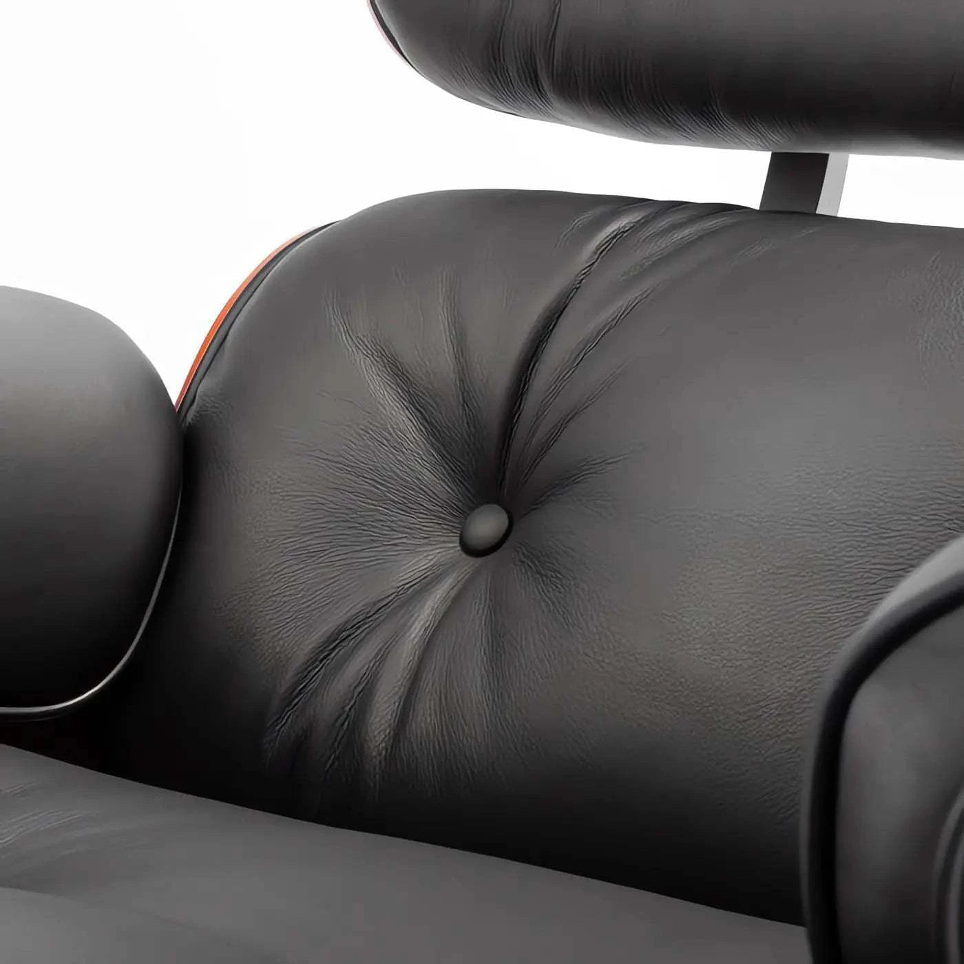 Black Leather Chaise Lounge Chair & Ottoman - Mid Century Modern DesigSPECIFICATIONSBrand Name: MKDKInstallation Method: self-containedOrigin: US(Origin)Hign-concerned Chemical: NoneType: Living Room FurnitureSpecific Use: Chaise LoungShop All I WantShop All I WantBlack Leather