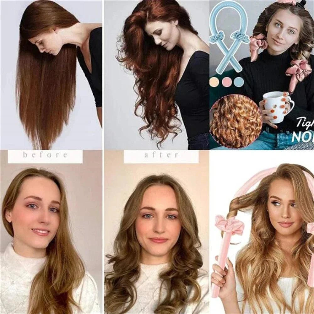 💤 Heatless Silk Curling Rod – Soft Ribbon Hair Rollers, No-Heat SleepAchieve beautiful curls without any heat with the Heatless Silk Curling Rod. This soft ribbon hair roller is perfect for effortless, damage-free curls while you sleeShop All I WantShop All I WantHeatless Silk Curling Rod