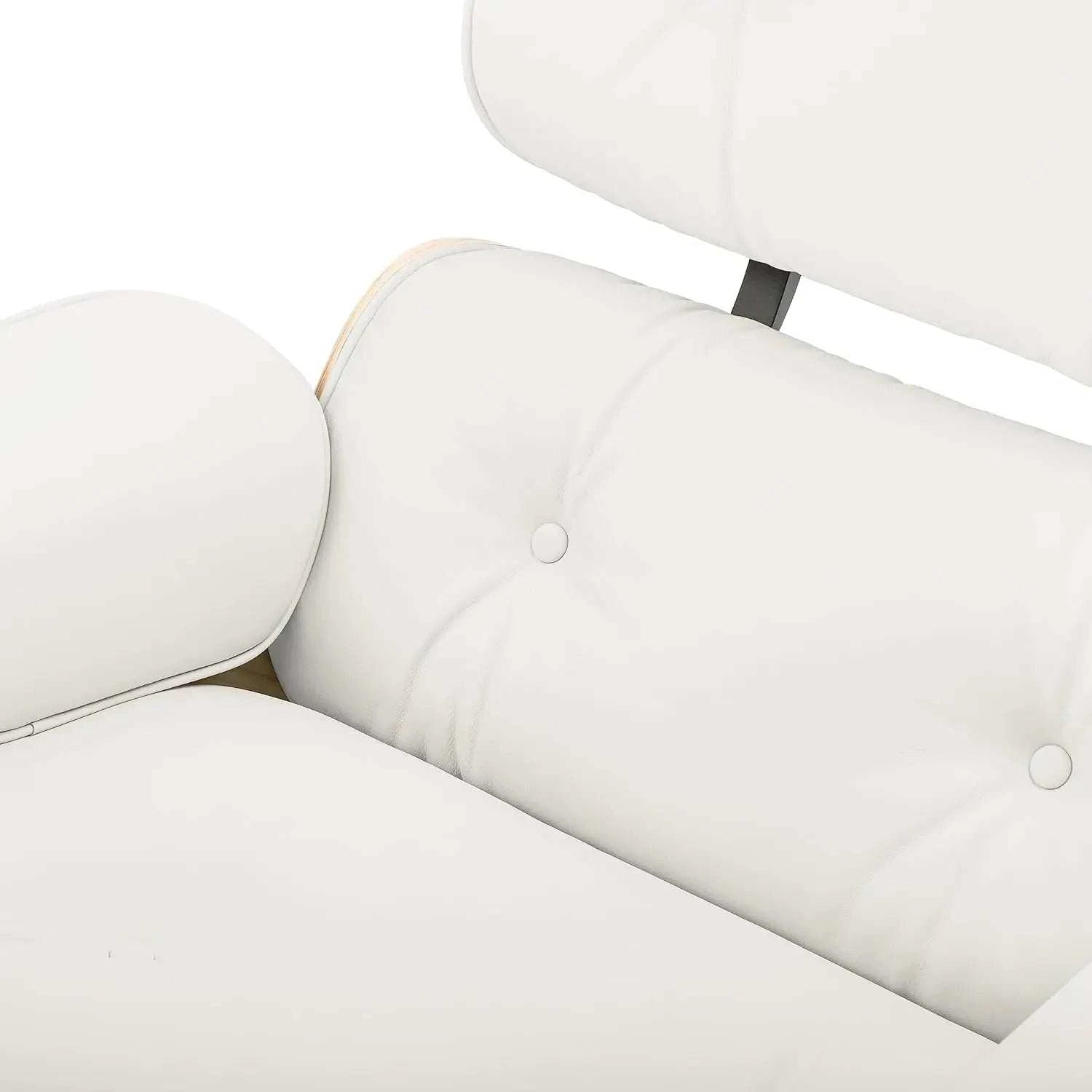 Black Leather Chaise Lounge Chair & Ottoman - Mid Century Modern DesigSPECIFICATIONSBrand Name: MKDKInstallation Method: self-containedOrigin: US(Origin)Hign-concerned Chemical: NoneType: Living Room FurnitureSpecific Use: Chaise LoungShop All I WantShop All I WantBlack Leather