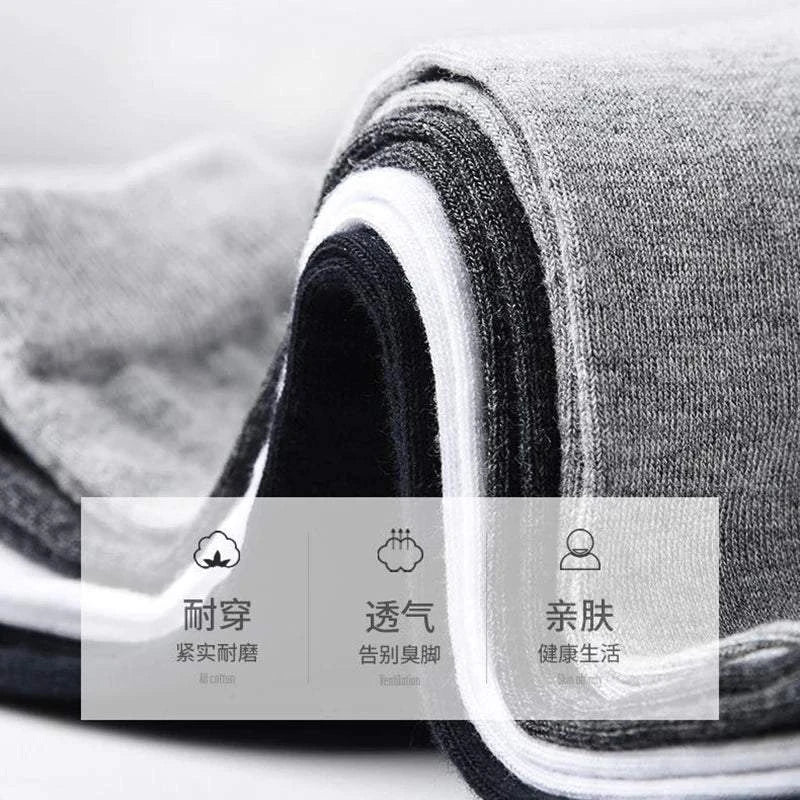 🧦 6 Pairs High-Quality Men’s Socks – Cotton, Breathable, Black & WhitStep up your sock game with this 5-pair set of men's cotton socks. Designed for all seasons, these soft and breathable socks come in a plus size for ultimate comfortSHOP ALL I WANTShop All I Want🧦 6 Pairs High-Quality Men’