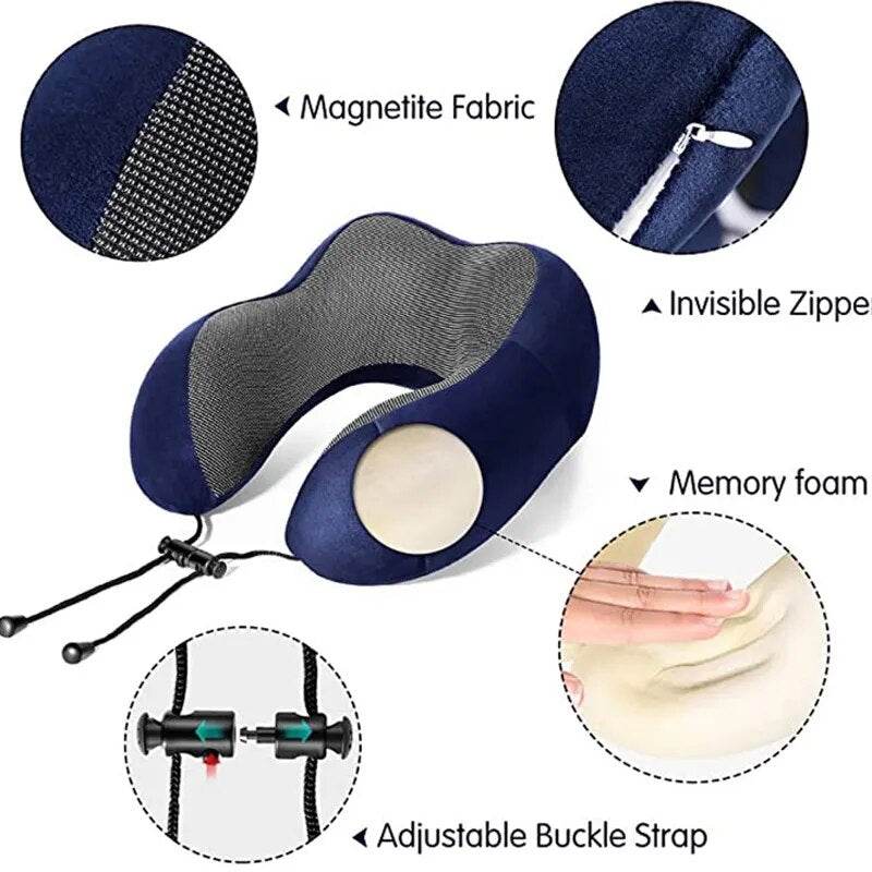 Pillow Memory Foam Neck PillowFeatures:
Perfect Curves Shape Design: The memory foam travel pillow is ergonomically designed to better fit your neck, preventing head forward, and relieving neck SHOP ALL I WANTShop All I WantPillow Memory Foam Neck Pillow