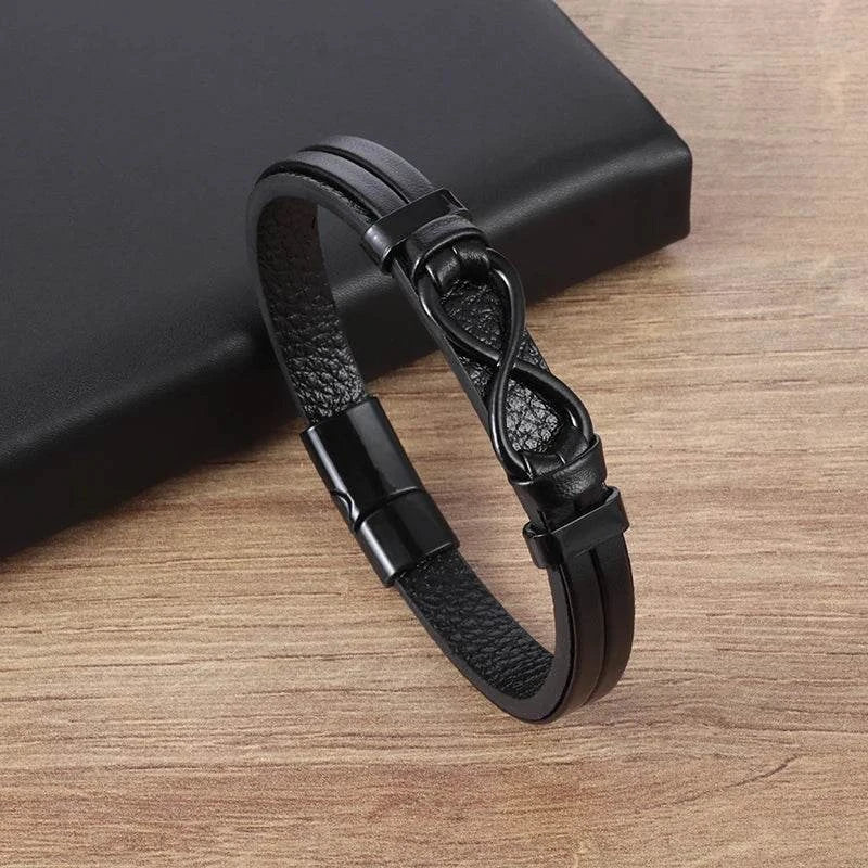 Classic Cross Leather Bracelet for MenIntroducing our Classic Cross Leather Bracelet for Men – where timeless design meets masculine elegance for a statement accessory.
🛡️ Symbolic Cross Design: The braSHOP ALL I WANTShop All I WantClassic Cross Leather Bracelet