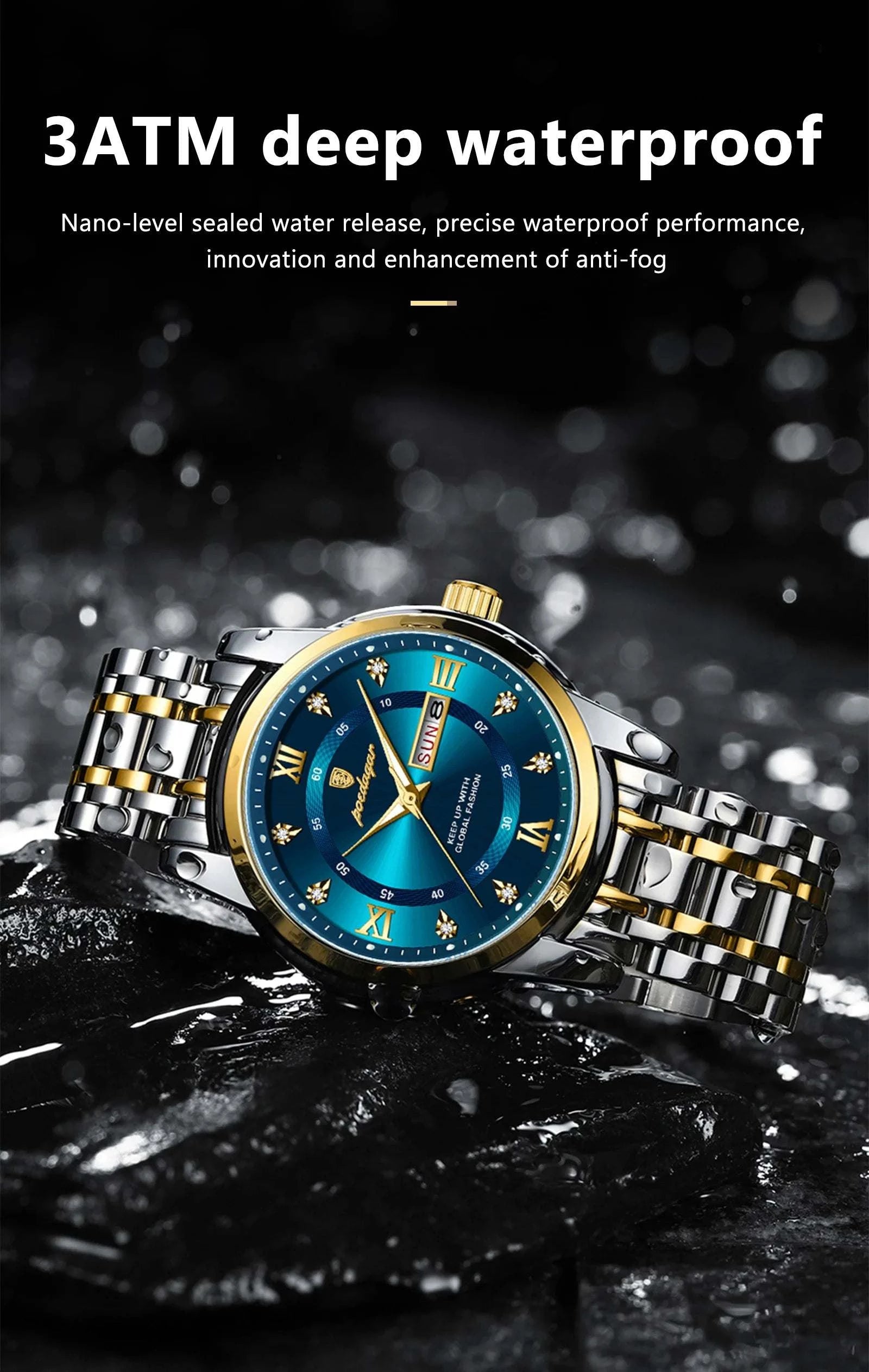 Luxury Watch for Men – Elegant Quartz Timepiece with Date & Week FunctThe Luxury Watch for Men combines sophistication and functionality in one stunning design. This elegant quartz timepiece features a date and week display, making it Shop All I WantShop All I WantLuxury Watch