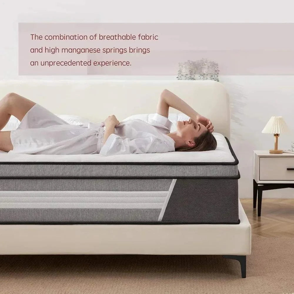 12-Inch Hybrid King Mattress 🛏️ Memory foam & pocketed springs for coExperience ultimate comfort with the 12-Inch Hybrid King Mattress 🛏️, designed with memory foam and pocketed springs for the perfect balance of support and relaxatiShop All I WantShop All I Want12-Inch Hybrid King Mattress 🛏️ Memory foam & pocketed springs