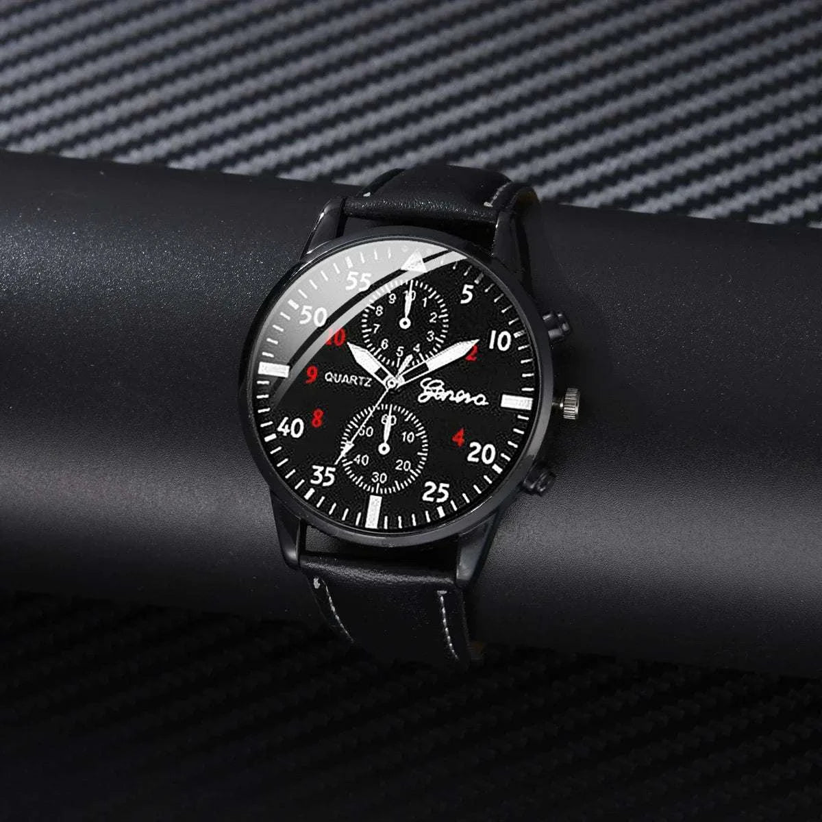 Men's Sports Watches Set | Luxury Quartz Wristwatch with Leather BraceElevate your style with this men's sports watches set, featuring a luxurious quartz wristwatch and a brown leather bracelet. This casual clock watch is perfect for bShop All I WantShop All I WantSports Watches Set