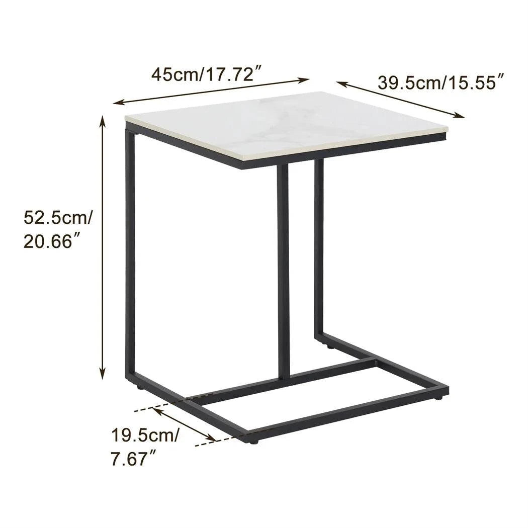 C-Shaped Side Table 🖥️Upgrade your living room or bedroom with this stylish C-Shaped Side Table. Crafted from durable sintered stone and metal iron, it features a sleek gold and white finShop All I WantShop All I Want-Shaped Side Table 🖥️