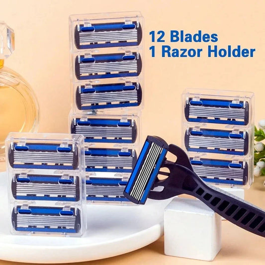 Body Hair Shaving Set  Shop All I Want Body Hair Shaving Set for Men & Women | Smooth Bikini Shave (1 Handle Get a smooth, irritation-free shave with this body hair razor set, designed for both men and women. Equipped with 1 easy-grip handle and 12 high-quality replacement Shop All I WantShop All I WantSmooth Bikini Shave (1 Handle + 12 Blades) ✨