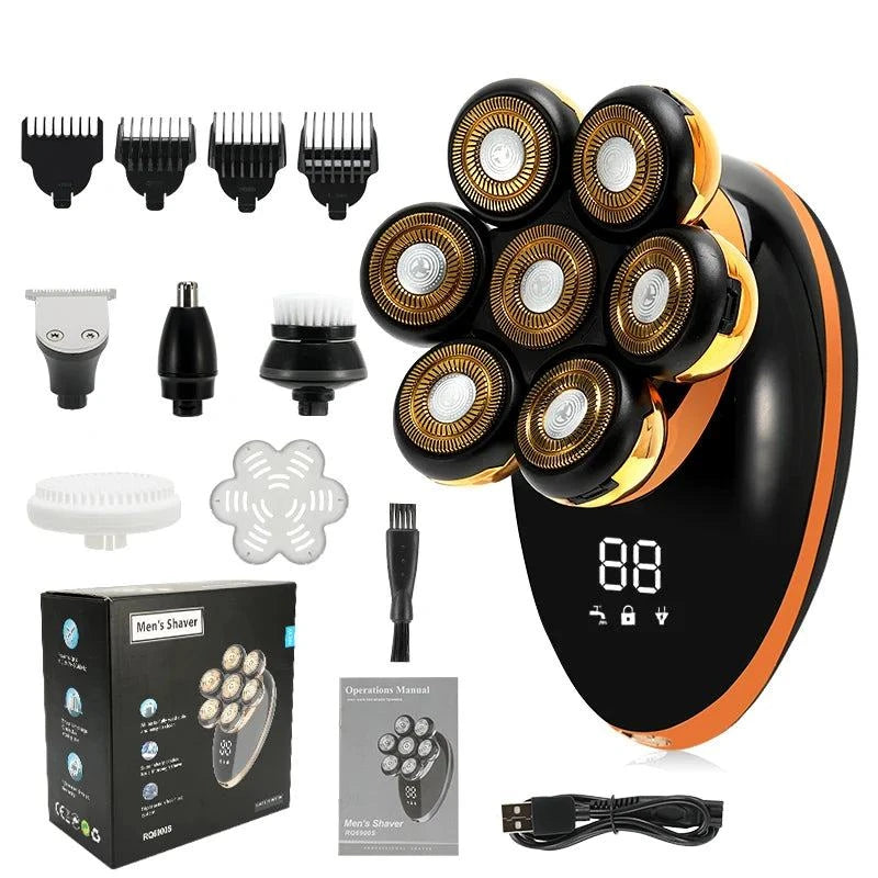 Men's 7D Floating Electric Shaver – Wet/Dry Rechargeable Razor with BaExperience the ultimate in shaving technology with the Men's 7D Floating Electric Shaver. Designed for a close and comfortable shave, this advanced electric razor feShop All I WantShop All I WantMen'