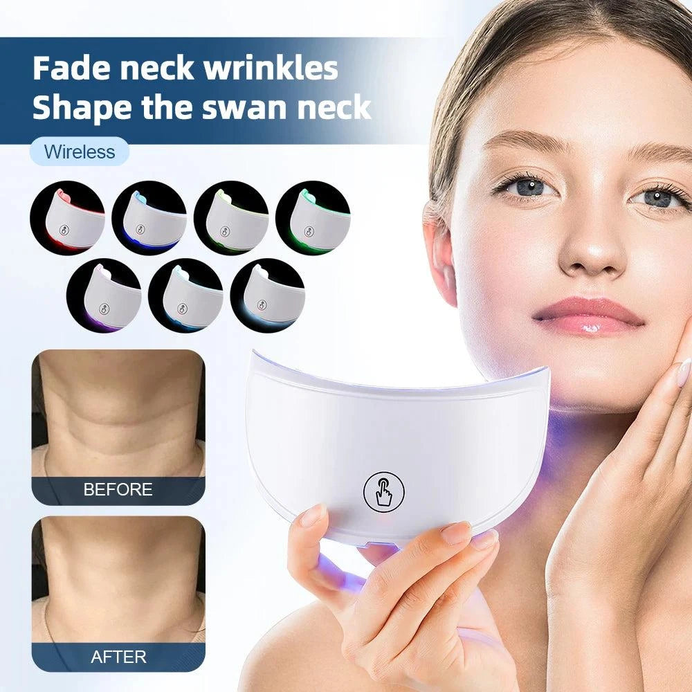 Face and Neck Beauty Machine LED Skin Care MassagerExperience ultimate skin rejuvenation with the Face and Neck Beauty Machine LED Skin Care Massager! This innovative device combines LED light therapy with gentle masShop All I WantShop All I WantNeck Beauty Machine LED Skin Care Massager