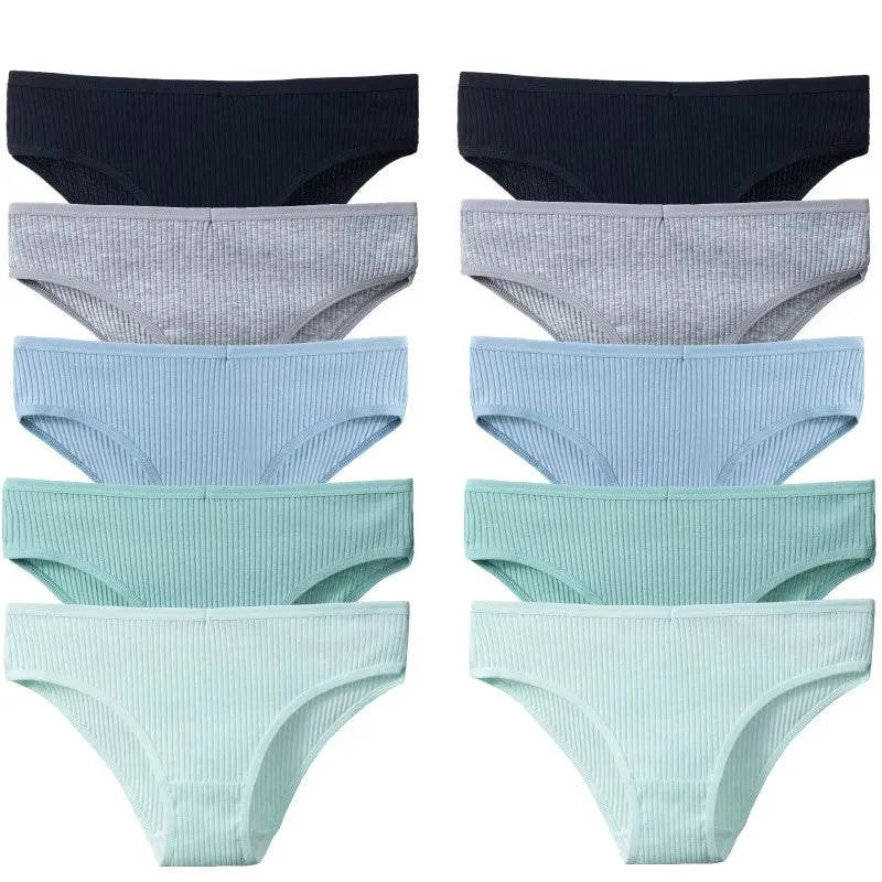 10PCS Women’s Panties Set | Sexy Breathable Cotton Striped Briefs 🌸Indulge in comfort with the 10PCS set of women's panties. These sexy and breathable cotton striped briefs are designed for all-day wear, combining style and comfort Shop All I WantShop All I WantSexy Breathable Cotton Striped Briefs 🌸