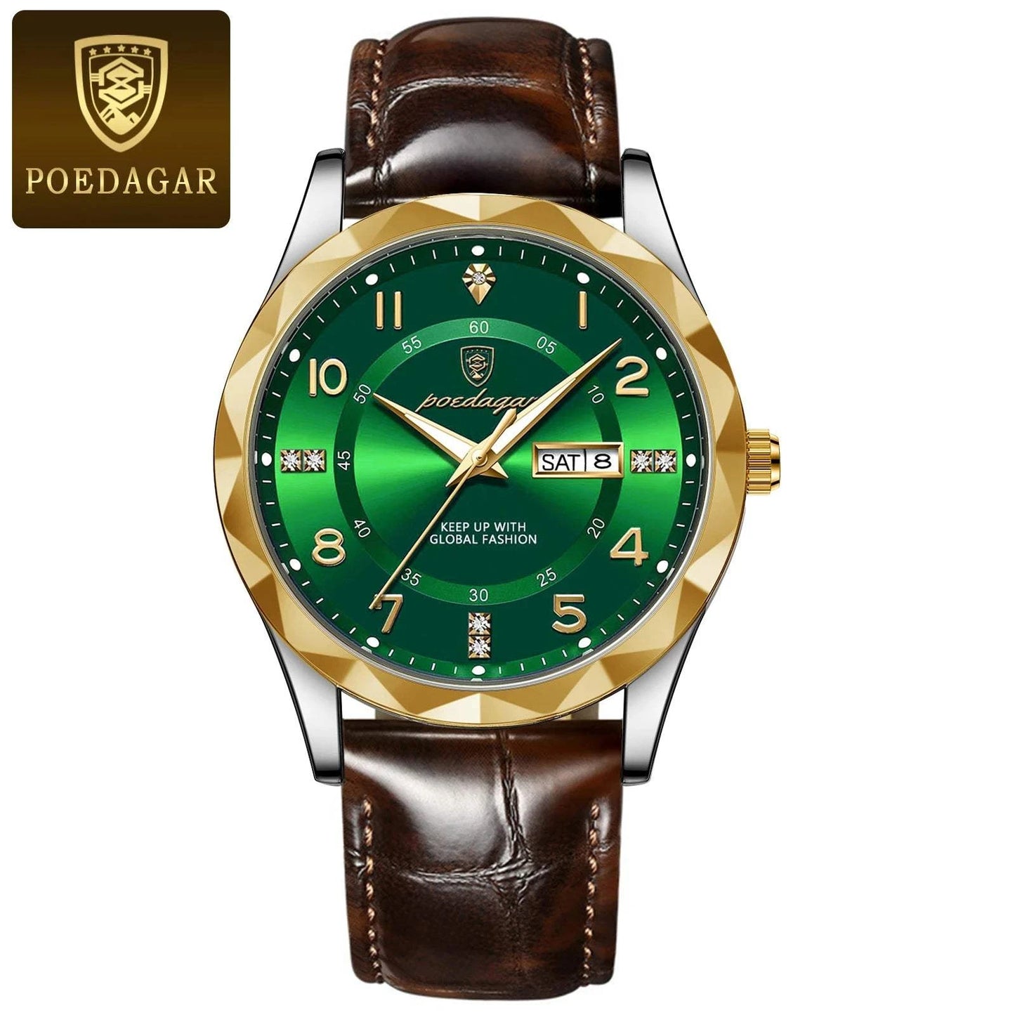 Luxury High-Quality Men’s Watch – Sport Quartz, Waterproof Luminous DaMake a bold statement with the POEDAGAR Fashion Men’s Wristwatch, a luxury timepiece designed for the sophisticated man. This stylish chronograph features a strikingShop All I WantShop All I WantLuxury High-Quality Men’