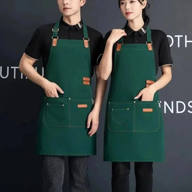 Waterproof Canvas Aprons: Stylish & Functional for Everyone! π©βπ³π¨β?pgrade your work attire with our waterproof canvas neck hanging aprons, designed for both men and women. Perfect for restaurant kitchens, baking, cleaning, barberinShop All I WantShop All I WantWaterproof Canvas