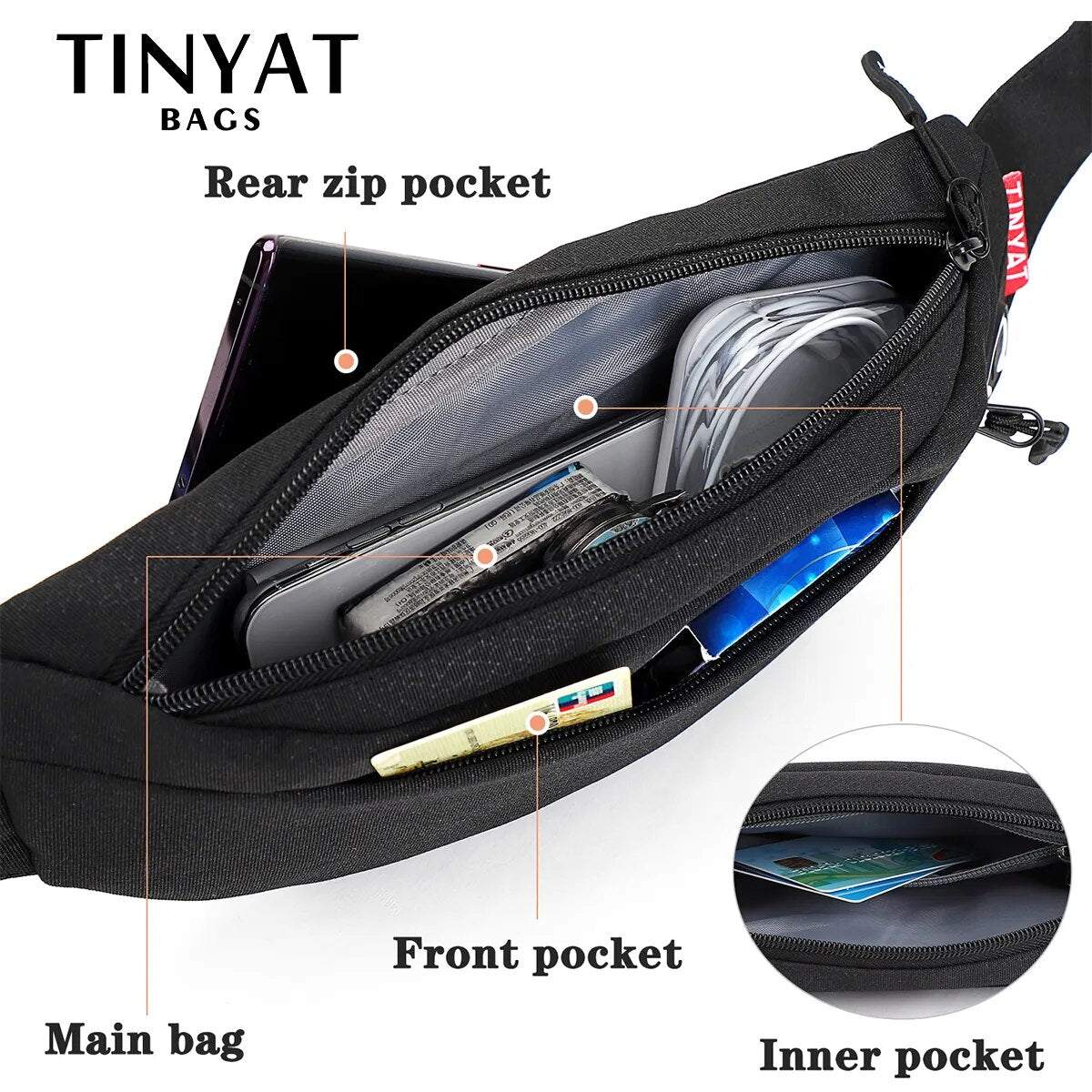 Canvas Waist Bag with Multiple PocketsIntroducing our versatile Canvas Waist Bag with Multiple Pockets β the perfect companion for your outdoor adventures! π²π
Key Features:
π Durable Canvas:SHOP ALL I WANTShop All I WantCanvas Waist Bag