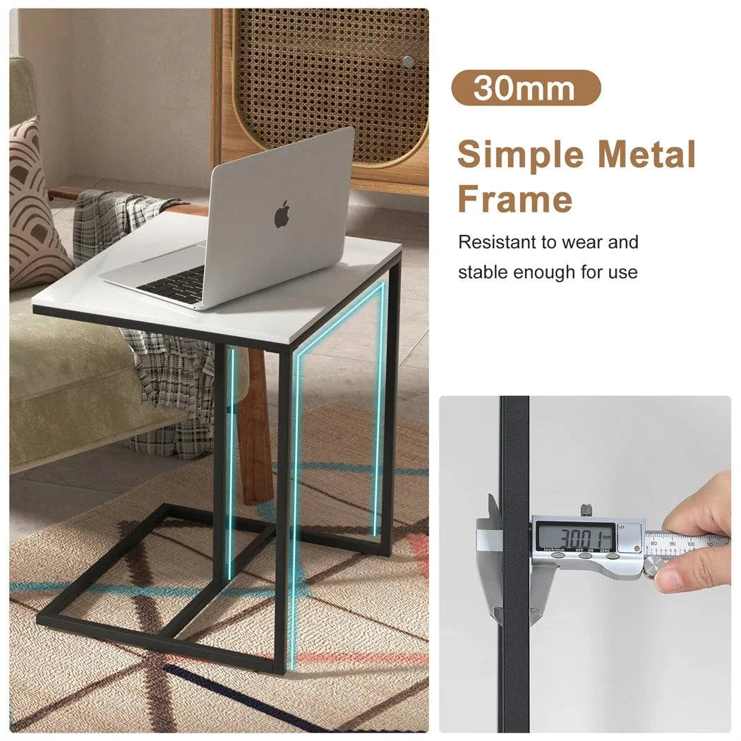 C-Shaped Side Table 🖥️Upgrade your living room or bedroom with this stylish C-Shaped Side Table. Crafted from durable sintered stone and metal iron, it features a sleek gold and white finShop All I WantShop All I Want-Shaped Side Table 🖥️