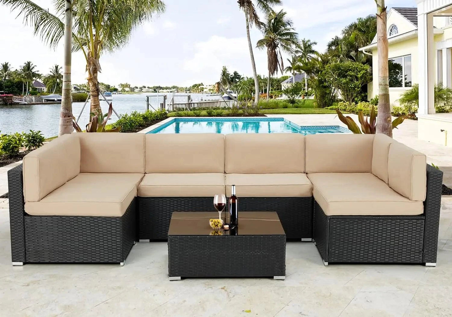7-Piece Outdoor Patio Dining & Conversation Set 🌿Elevate your outdoor gatherings with the 7-Piece Outdoor Patio Dining & Conversation Set 🌿. This stylish garden set combines both dining and conversation seatinShop All I WantShop All I Want7-Piece Outdoor Patio Dining & Conversation Set 🌿