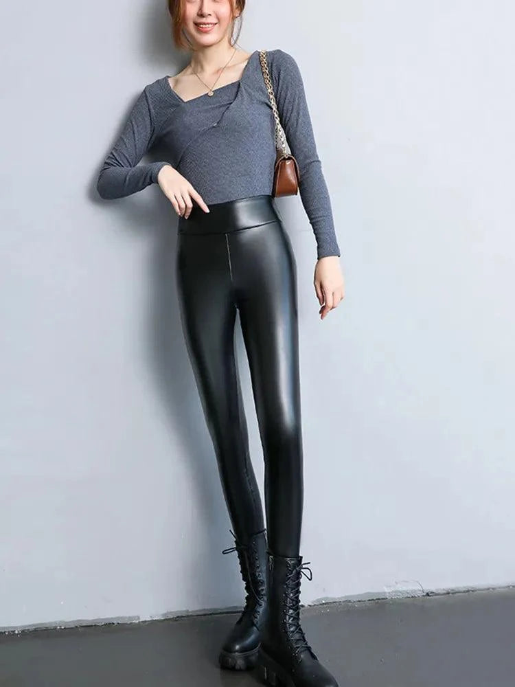 High Waist Faux Leather LeggingsElevate Your Wardrobe with High Waist Faux Leather Leggings!
Introducing our High Waist Faux Leather Leggings, a fashion-forward essential that combines style and coSHOP ALL I WANTShop All I WantHigh Waist Faux Leather Leggings