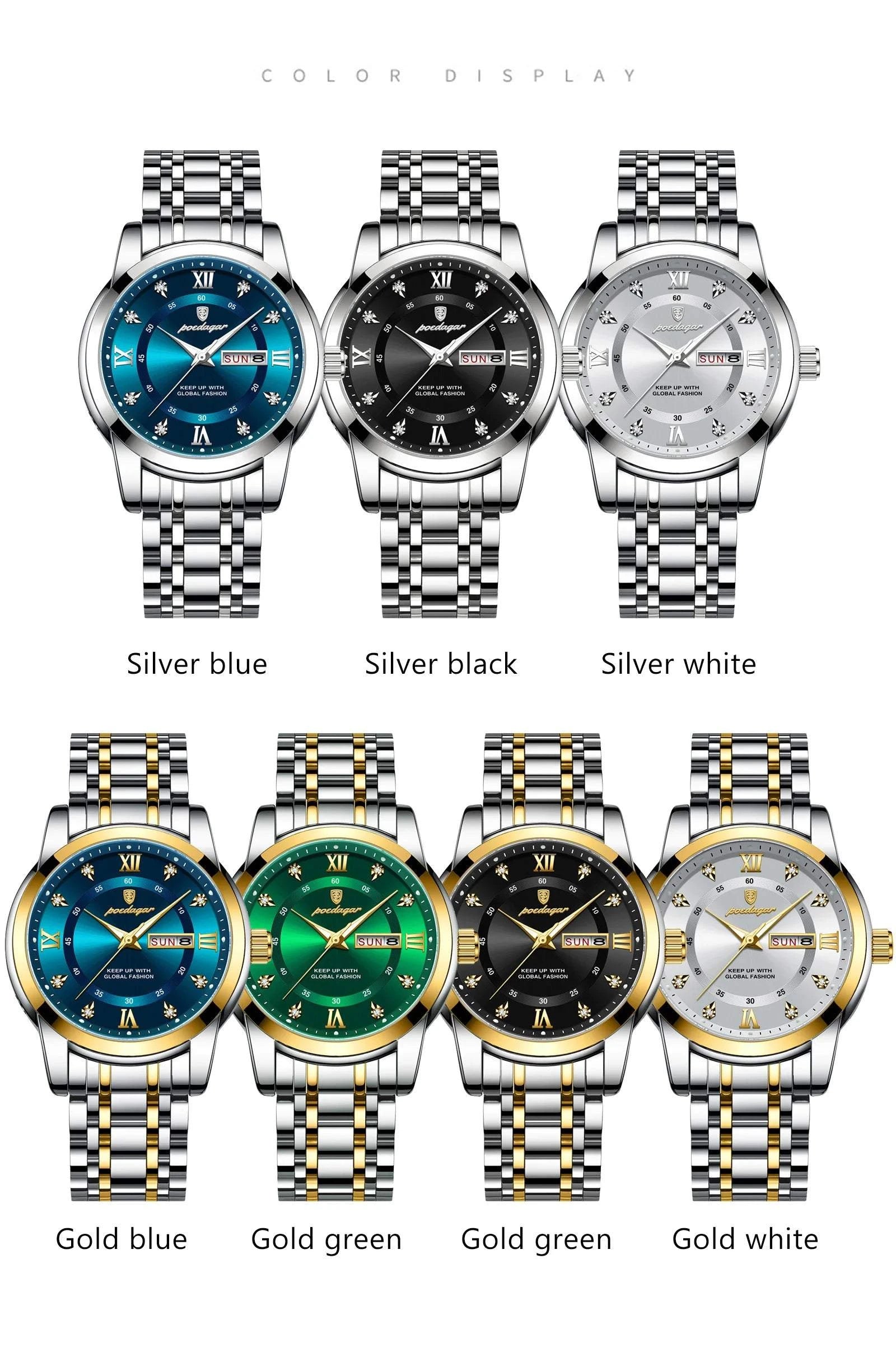 Luxury Watch for Men – Elegant Quartz Timepiece with Date & Week FunctThe Luxury Watch for Men combines sophistication and functionality in one stunning design. This elegant quartz timepiece features a date and week display, making it Shop All I WantShop All I WantLuxury Watch