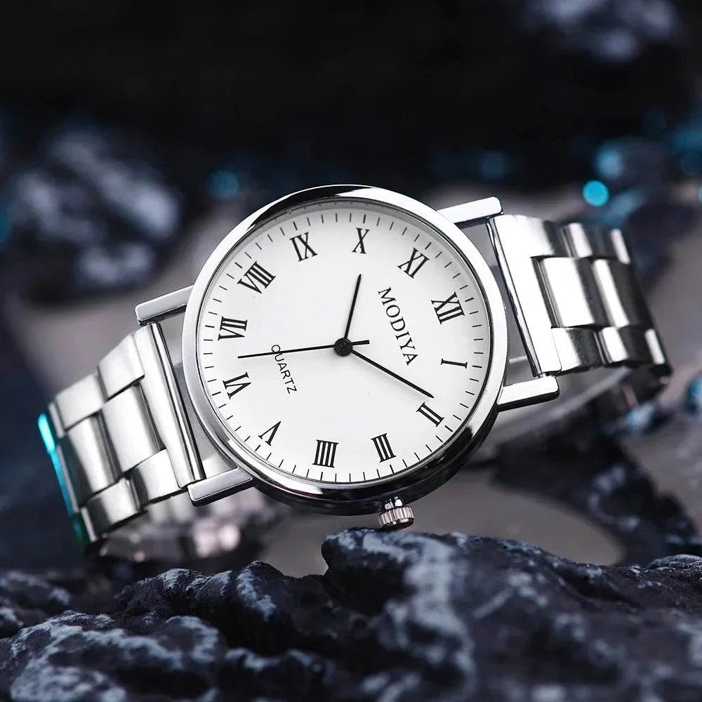 Casual Stainless Steel Mesh Belt Watch: Simple Dial Quartz Design for Discover the perfect accessory for any occasion with the Men’s Casual Stainless Steel Mesh Belt Watch. This sophisticated timepiece features a simple dial design thaShop All I WantShop All I WantCasual Stainless