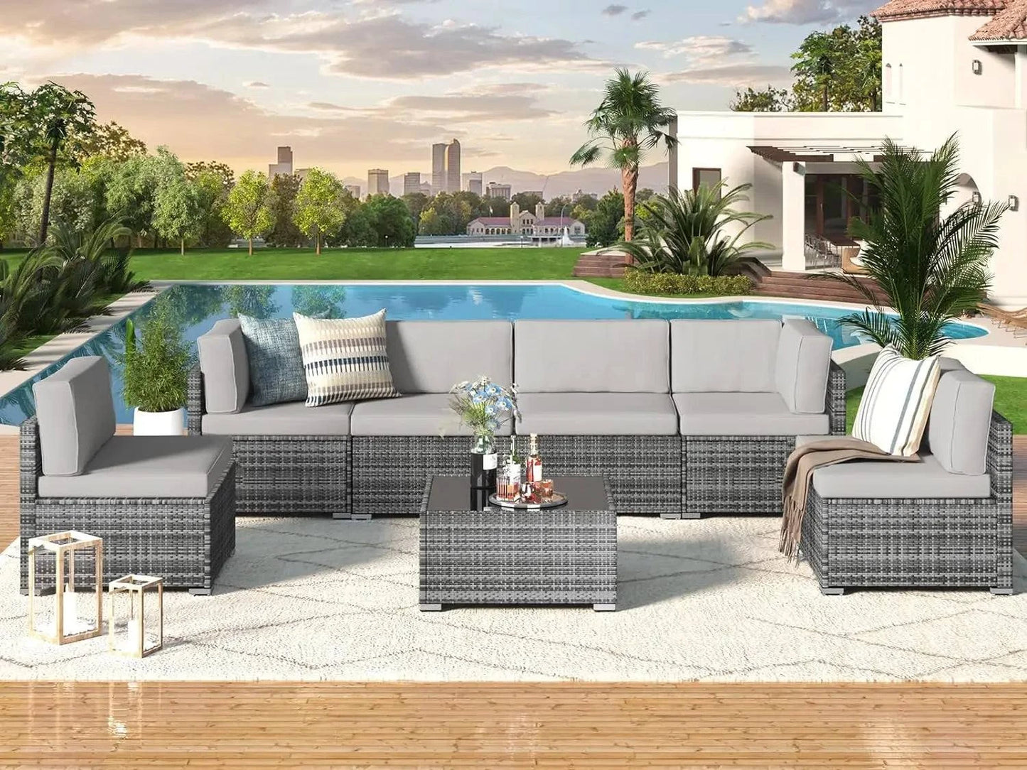 7-Piece Outdoor Patio Dining & Conversation Set 🌿Elevate your outdoor gatherings with the 7-Piece Outdoor Patio Dining & Conversation Set 🌿. This stylish garden set combines both dining and conversation seatinShop All I WantShop All I Want7-Piece Outdoor Patio Dining & Conversation Set 🌿