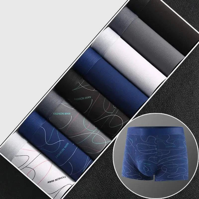 π©² 8pcs Men's Boxer Shorts β Soft Milk Silk, Sexy & Breathable with FaUpgrade your underwear collection with this 8pcs set of men's boxer shorts. Crafted from soft milk silk, these sexy and breathable boxers feature fashionable prints SHOP ALL I WANTShop All I WantBoxer Shorts β Soft Milk Silk