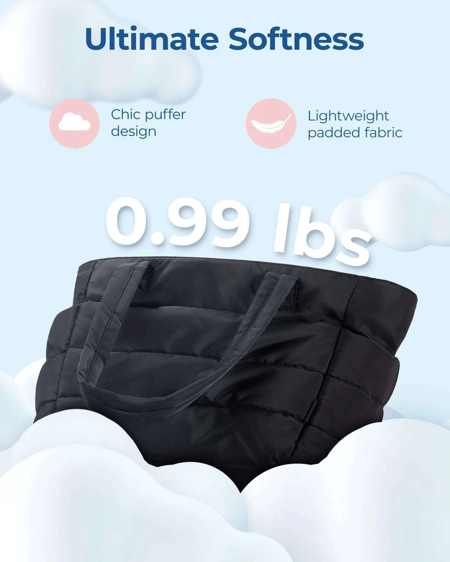 Stylish Tote Shoulder Bag 🖤Elevate your style with our Multifunctional Puffer Handbag, designed to meet all your daily needs. With a sleek, quilted exterior and a compact yet spacious interiorSHOP ALL I WANTShop All I WantStylish Tote Shoulder Bag