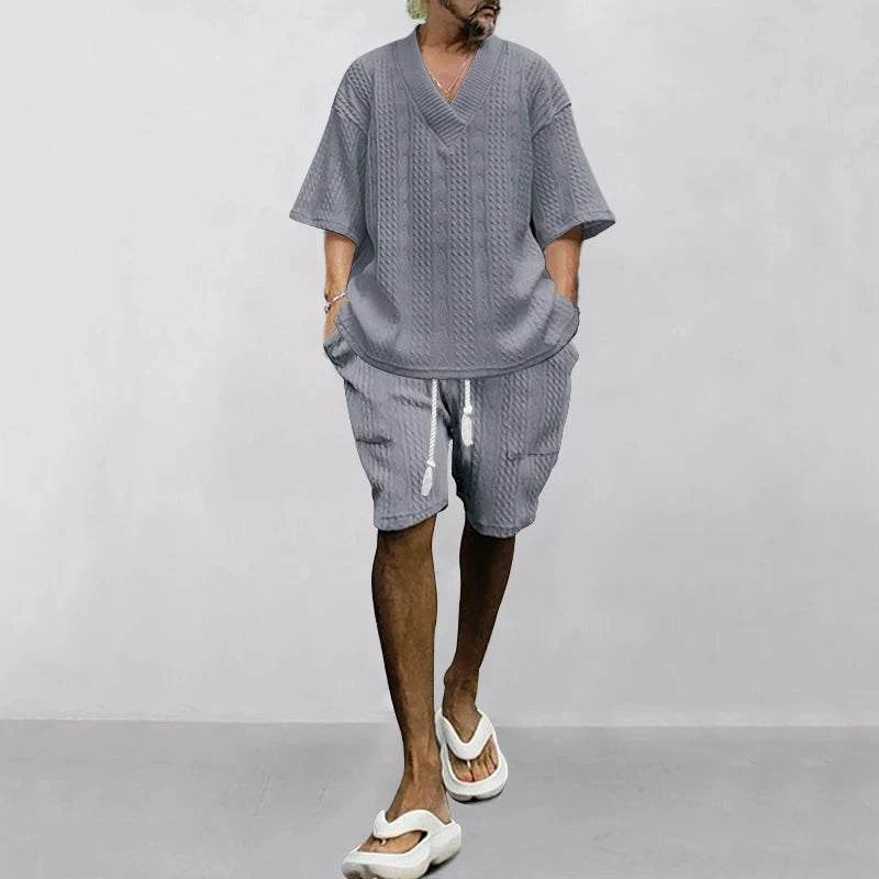New Summer Men's Set – Loose Casual Sports Suit, High-Quality Cotton JStep into summer with confidence in the New Summer Men's Set, designed for ultimate comfort and style. This two-piece sports suit features a loose fit, allowing for Shop All I WantShop All I WantSummer Men'