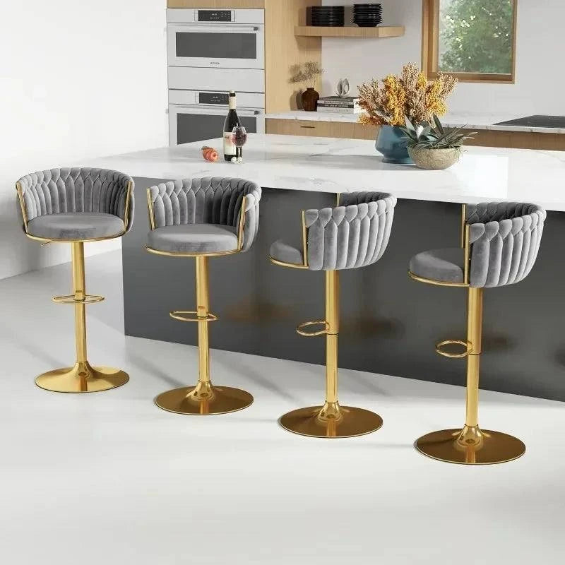 Bar Stools Set of 4, Velvet Swivel & Height Adjustable with Woven BackAdd a touch of natural elegance to your living room with this bamboo sideboard. Perfect for use as a shoe rack or a stylish storage solution, its sleek, modern desigShop All I WantShop All I Want4, Velvet Swivel & Height Adjustable