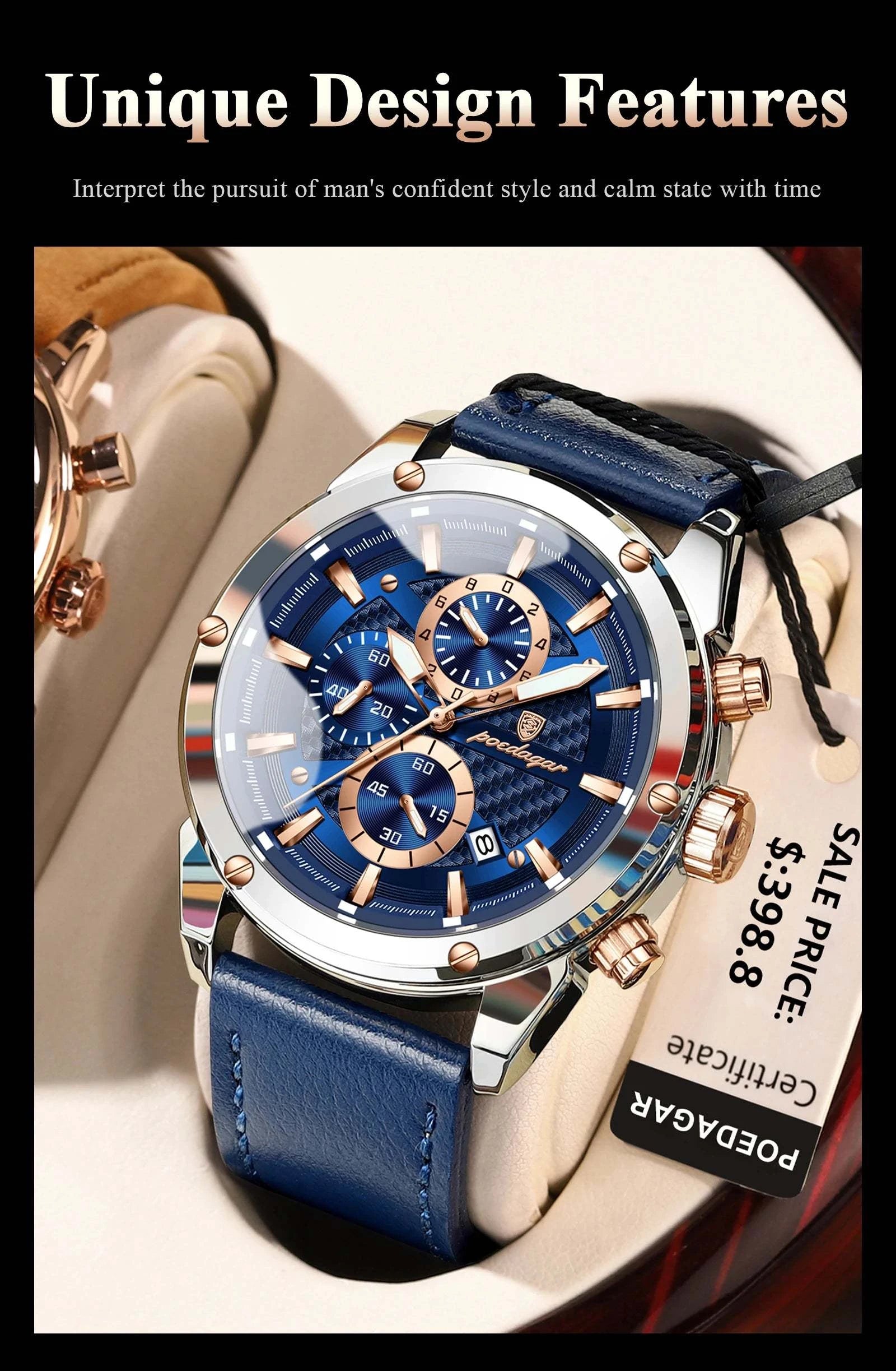 Elegant Men’s Quartz Watch – Waterproof Luminous Sports Timepiece withThe Elegant Men’s Quartz Watch offers both sophistication and functionality. Its waterproof design and luminous hands make it perfect for both daily wear and active Shop All I WantShop All I WantQuartz Watch – Waterproof Luminous Sports Timepiece