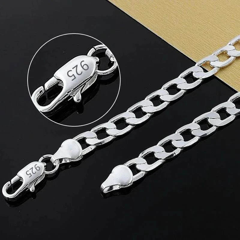 925 Sterling Silver Necklace ✨ – Classic 6mm Chain, 16-24 Inches, LuxuAdd a touch of luxury to your collection with this 925 Sterling Silver Necklace. Featuring a classic 6mm chain and an adjustable length of 16 to 24 inches, this neckShop All I WantShop All I Want925 Sterling Silver Necklace